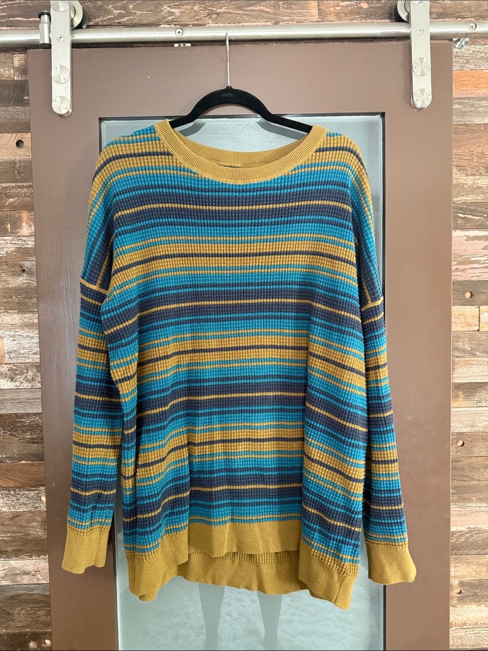 REI Women’s Campwell Sweater in Olive, Blue & Navy 100% Cotton!